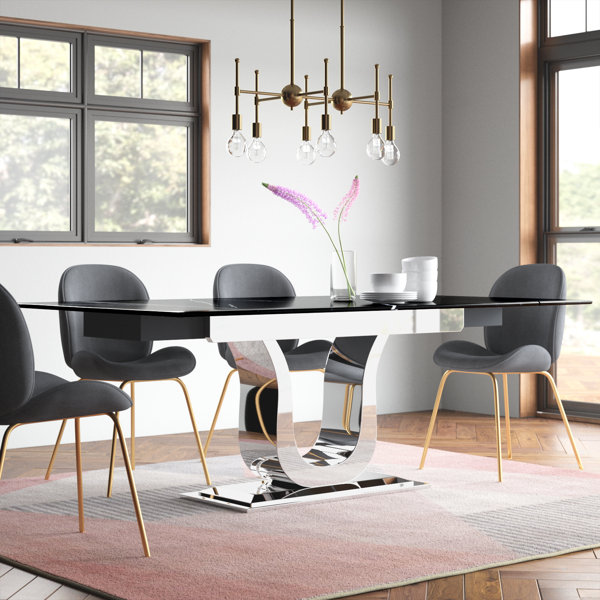 Willa Arlo™ Interiors Nadine Horse Shoe Dining Table Wayfair Canada